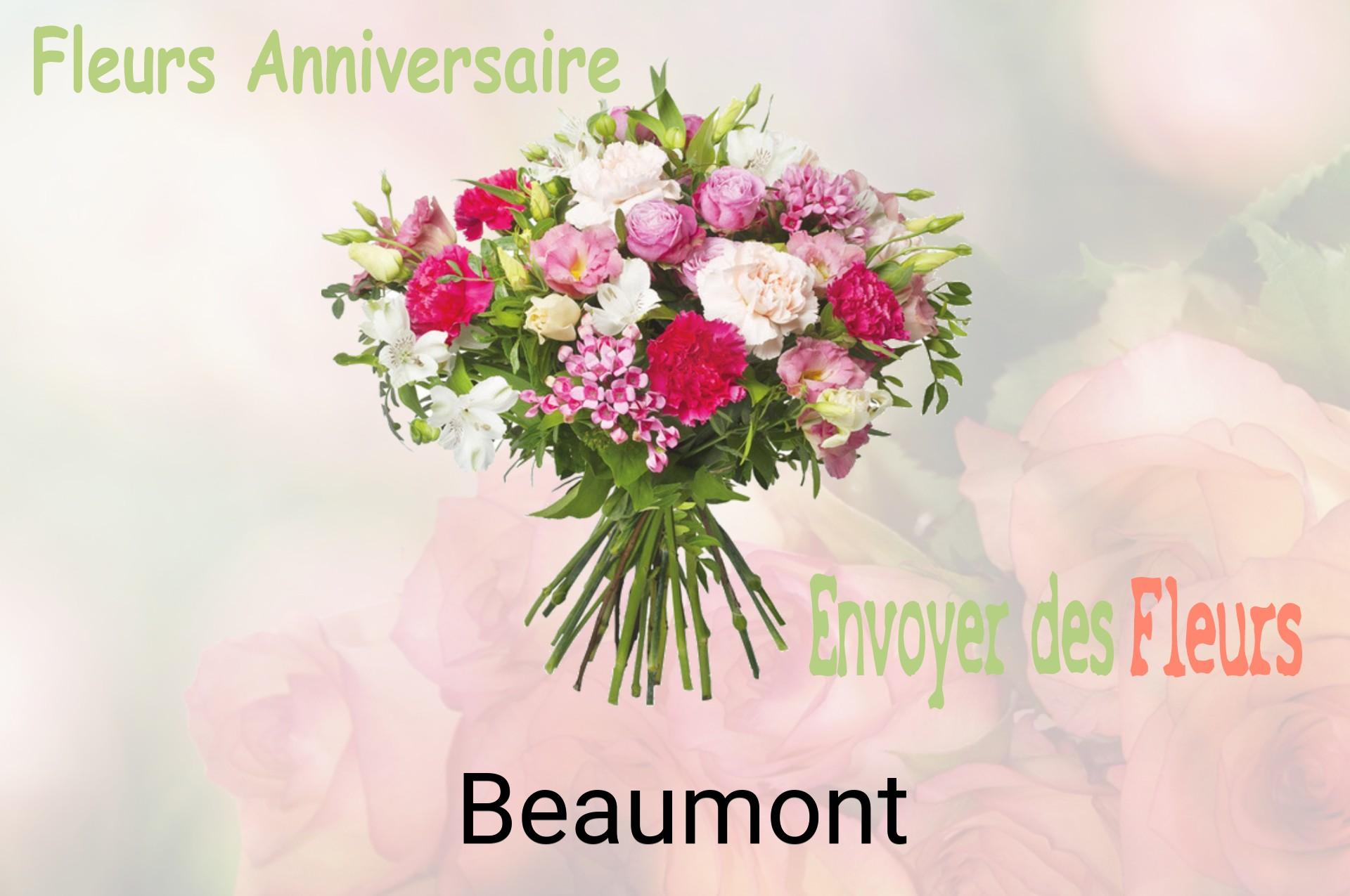 Bouquet de fleurs d’anniversaire livré à Beaumont